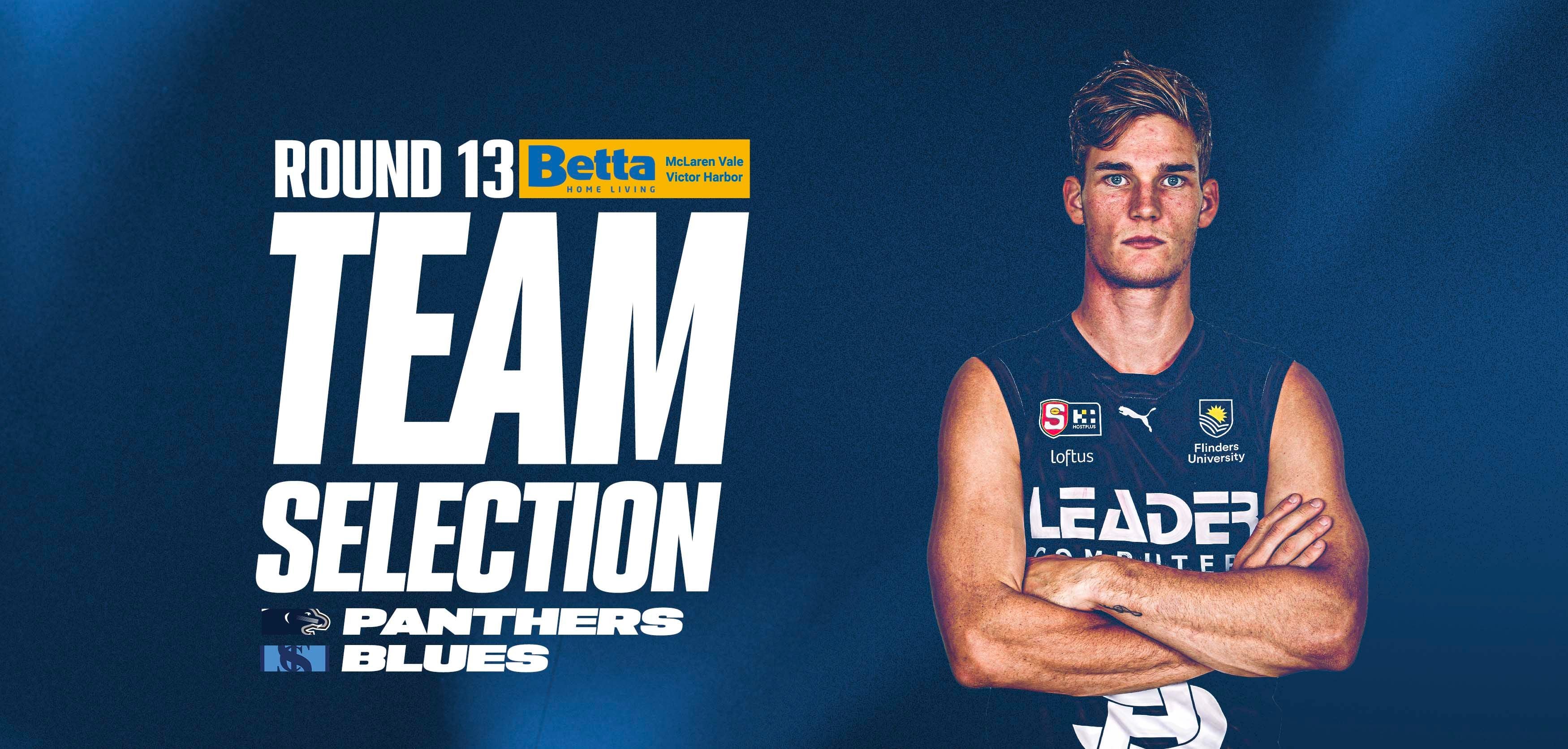 BETTA Team Selection: SANFL Rd 13 @ Sturt BETTA Team Selection: SANFL Rd 13 @ Sturt